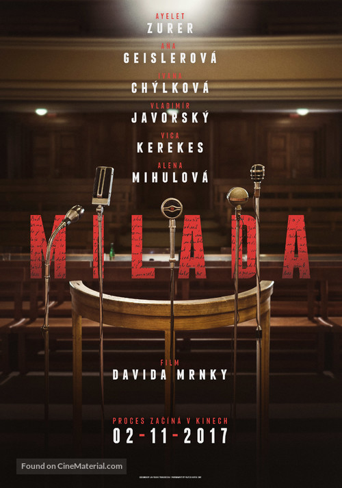 Milada - Czech Teaser movie poster