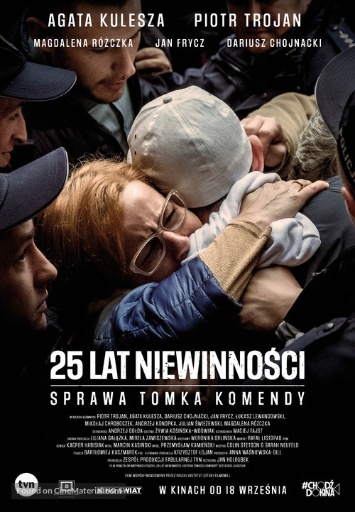 25 lat niewinnosci. Sprawa Tomka Komendy - Polish Movie Poster