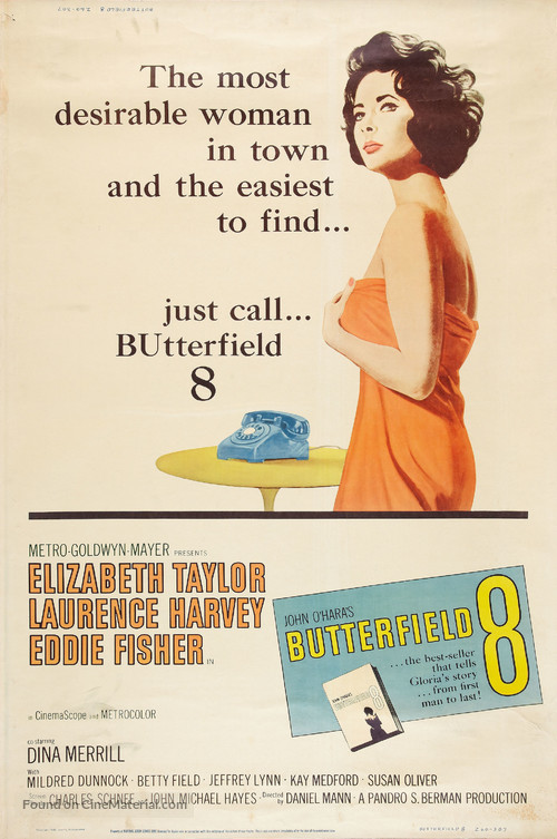 Butterfield 8 - Movie Poster