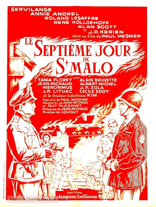 Le 7eme jour de Saint-Malo - French Movie Poster