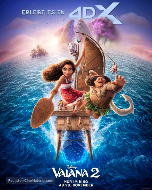 Moana 2 - German Movie Poster