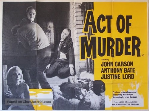 Act of Murder - British Movie Poster