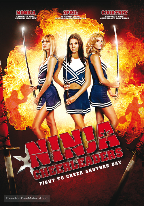 Ninja Cheerleaders - Danish Movie Poster