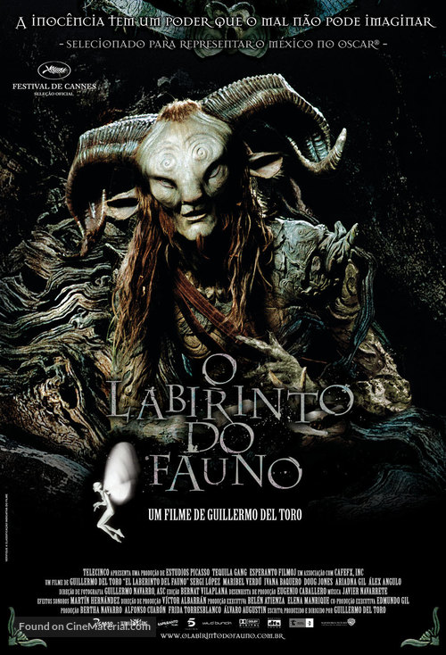 El laberinto del fauno - Brazilian Movie Poster