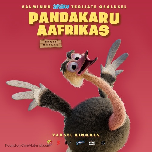 Panda Bear in Africa - Estonian Movie Poster