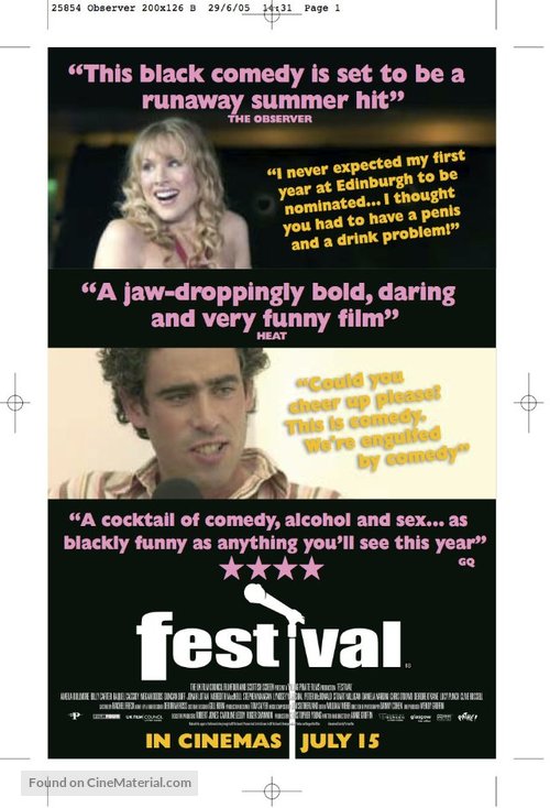 Festival - British Movie Poster