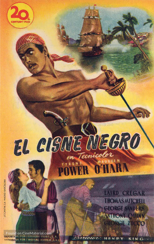 The Black Swan - Spanish Movie Poster