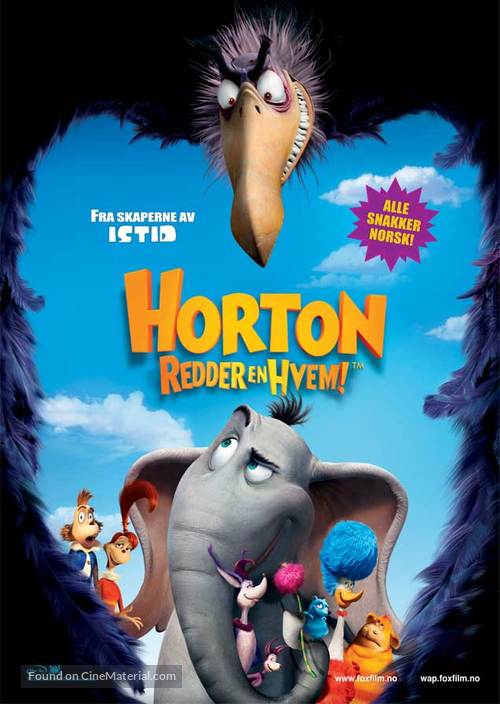 Horton Hears a Who! (2008) Norwegian movie poster