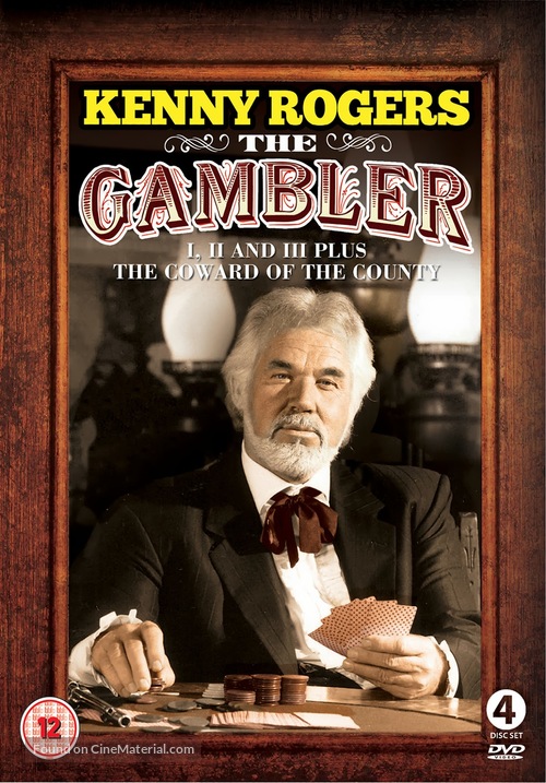 Kenny Rogers as The Gambler - British DVD movie cover