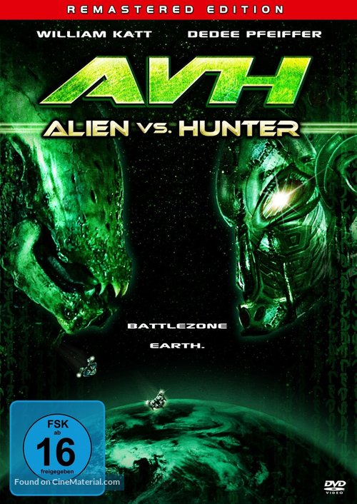 Alien vs. Hunter - German DVD movie cover