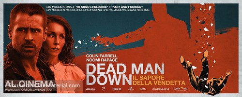 Dead Man Down - Italian Movie Poster