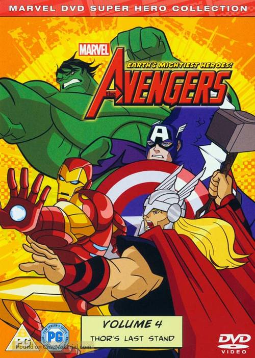 &quot;The Avengers: Earth&#039;s Mightiest Heroes&quot; - British DVD movie cover