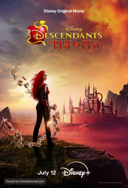 Descendants: The Rise of Red - British Movie Poster