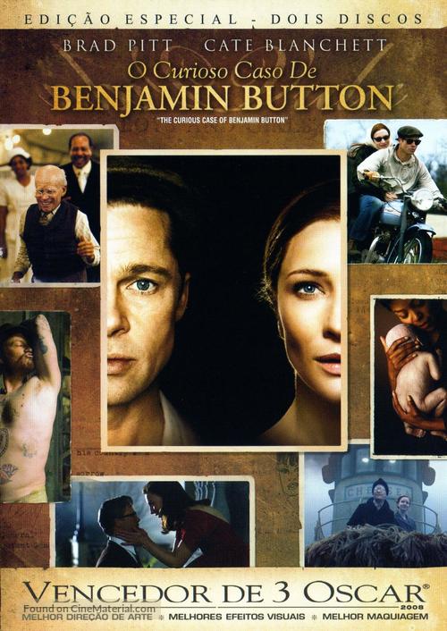 The Curious Case of Benjamin Button - Brazilian Movie Cover
