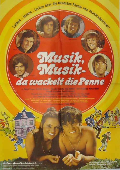 Musik, Musik - da wackelt die Penne - German Movie Poster