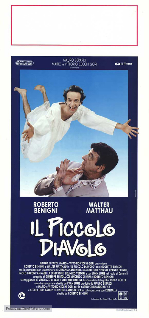 Piccolo diavolo, Il - Italian Theatrical movie poster