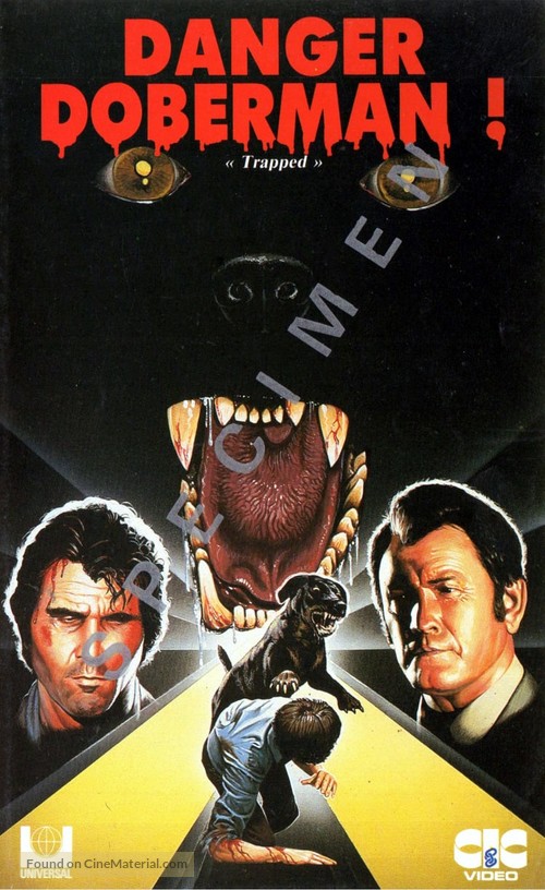 Trapped - French VHS movie cover