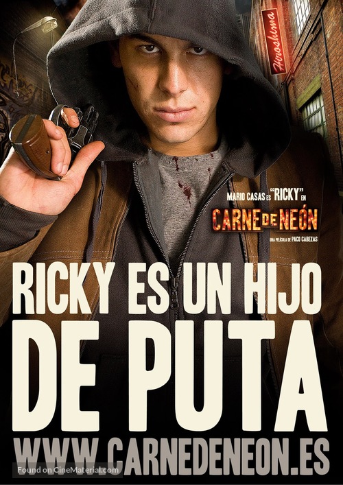 Carne de ne&oacute;n - Spanish Movie Poster