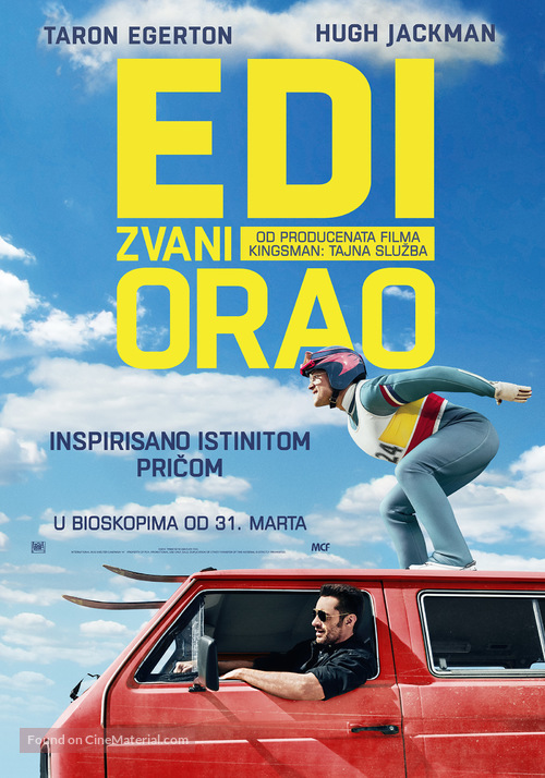 Eddie the Eagle - Serbian Movie Poster