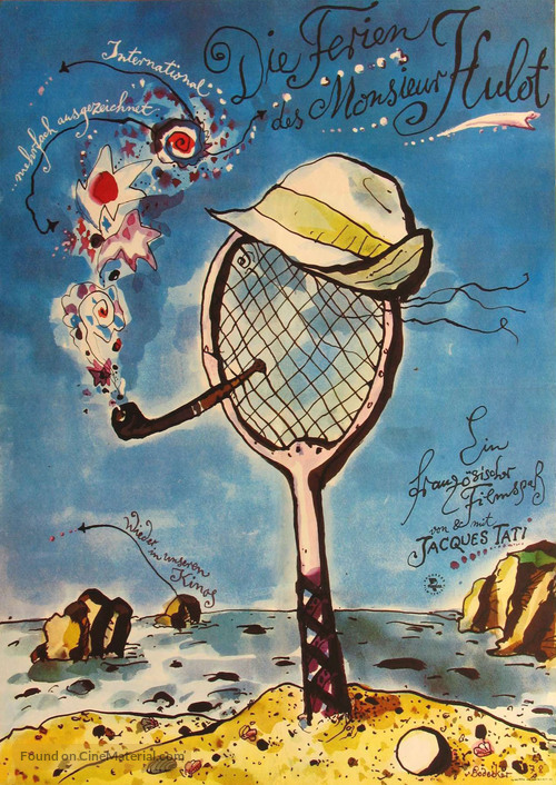 Les vacances de Monsieur Hulot - German Movie Poster