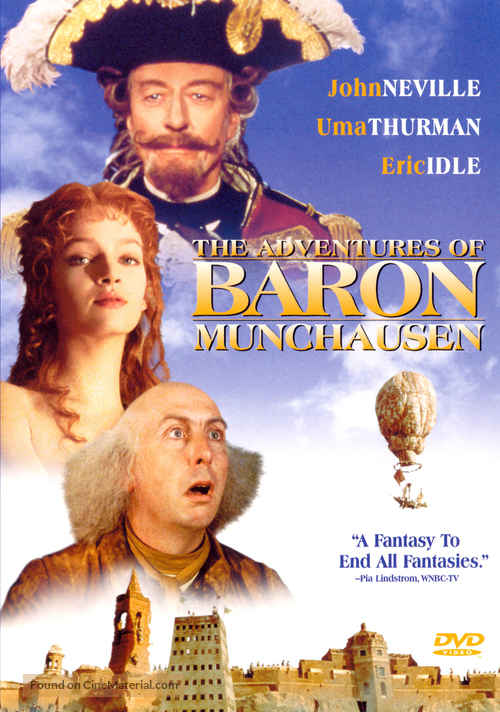 The Adventures of Baron Munchausen - DVD movie cover