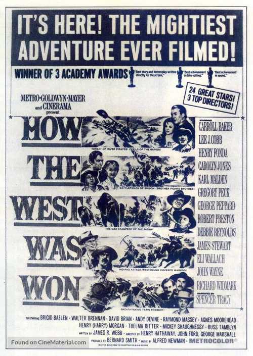 How the West Was Won - Movie Poster