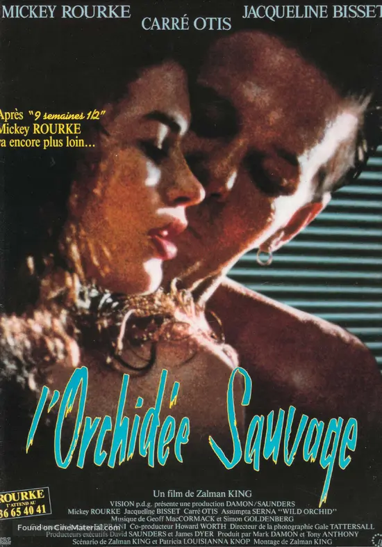 Wild Orchid 1989 French Movie Poster