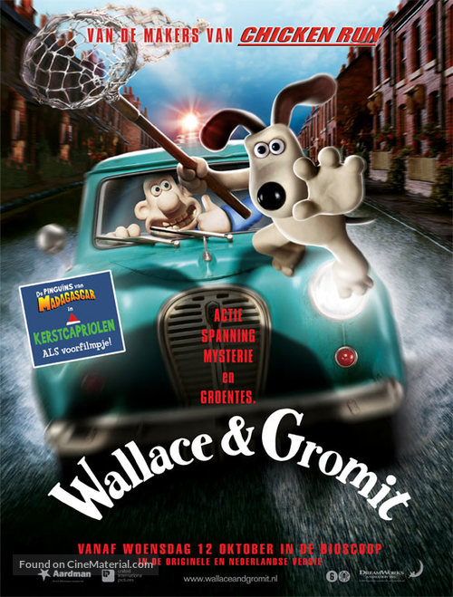 Wallace &amp; Gromit in The Curse of the Were-Rabbit - Dutch poster