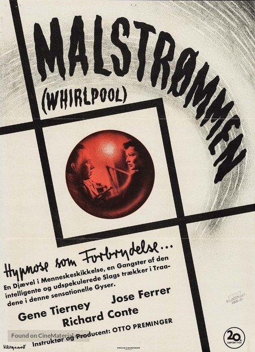 Whirlpool - Danish Movie Poster