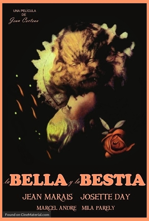 La belle et la b&ecirc;te - Spanish Movie Poster