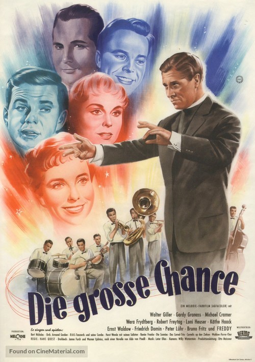 Die grosse Chance - German Movie Poster