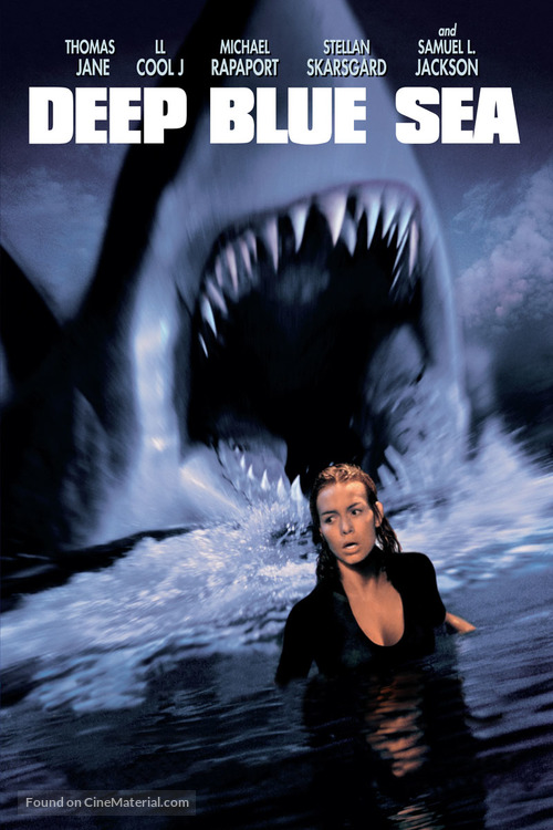 Deep Blue Sea - DVD movie cover