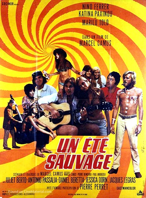 Un &eacute;t&eacute; sauvage - French Movie Poster