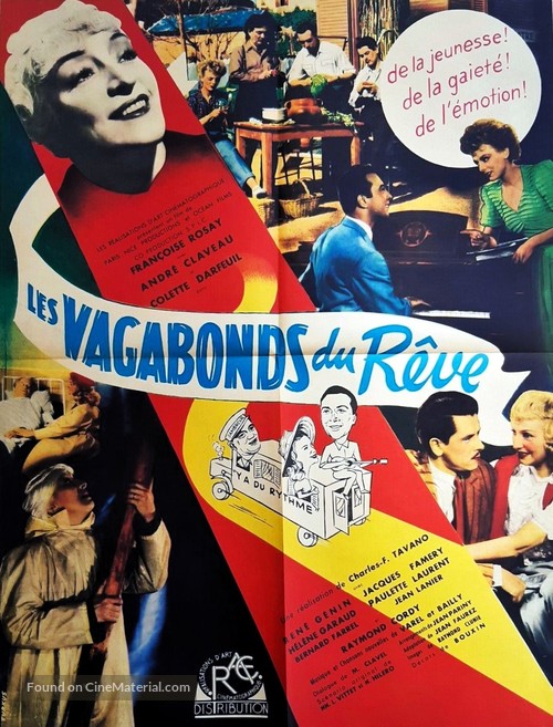 Les vagabonds du r&ecirc;ve - French Movie Poster