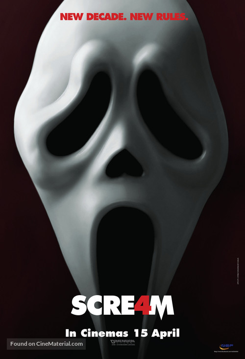 Scream 4 - Malaysian Movie Poster