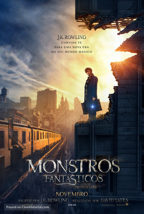 Fantastic Beasts and Where to Find Them - Portuguese Movie Poster