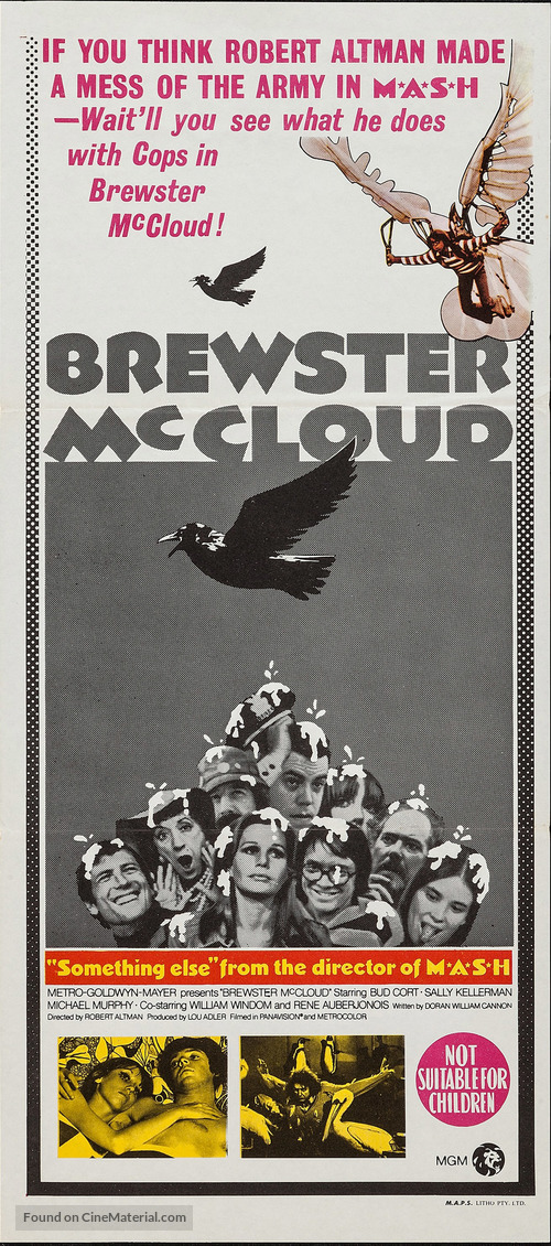 Brewster McCloud - Australian Movie Poster