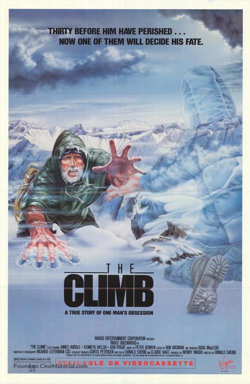 The Climb - Video release movie poster
