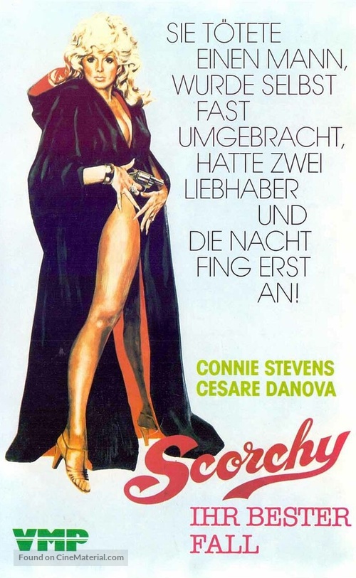 Scorchy - German VHS movie cover