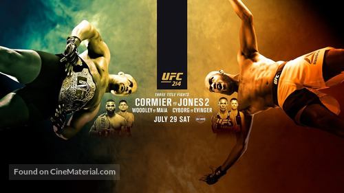 UFC 214: Cormier vs. Jones 2 - Movie Poster