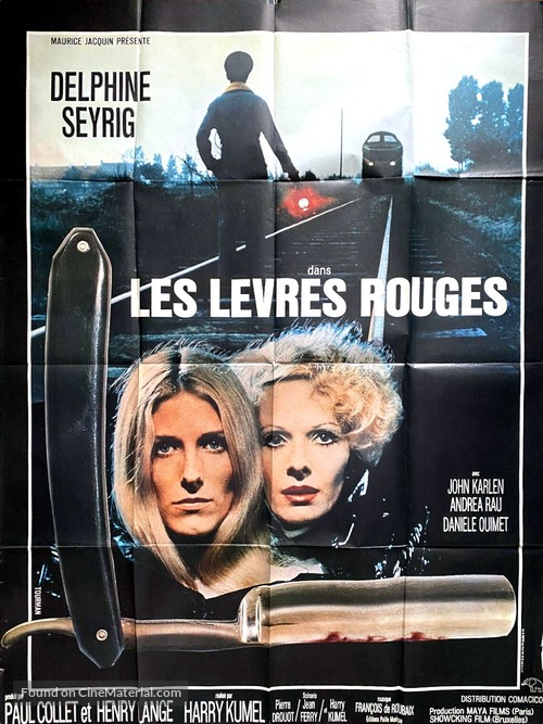 Les l&egrave;vres rouges - French Movie Poster