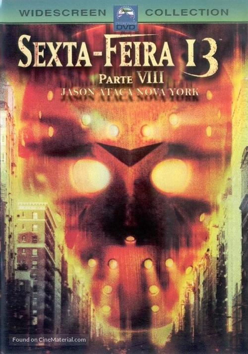 Friday the 13th Part VIII: Jason Takes Manhattan - Brazilian DVD movie cover