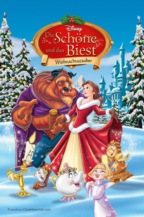 Beauty and the Beast: The Enchanted Christmas - German Movie Cover