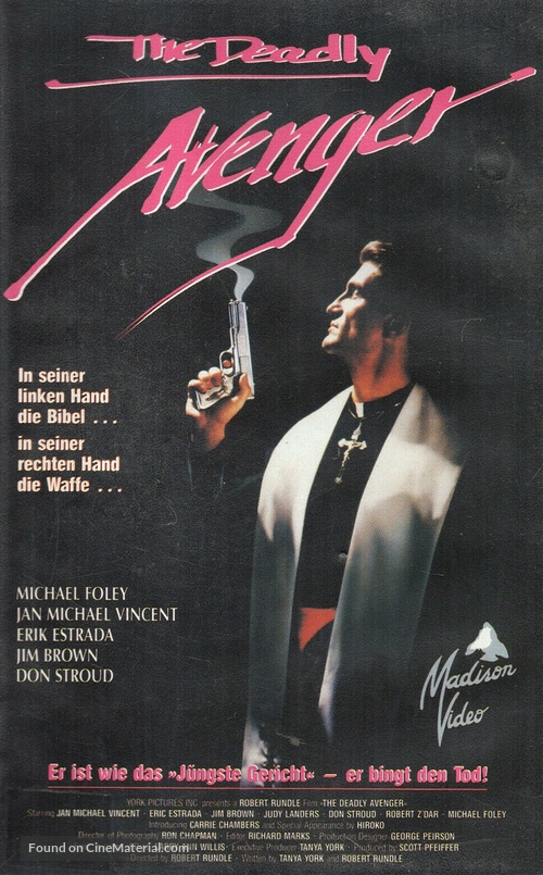 The Divine Enforcer - German VHS movie cover