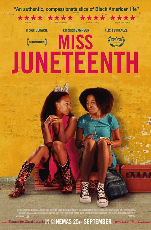 Miss Juneteenth - British Movie Poster