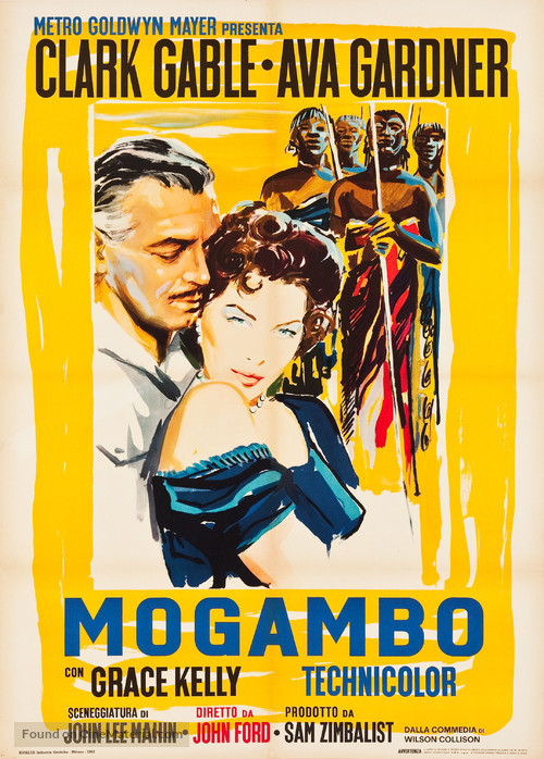 Mogambo - Italian Movie Poster