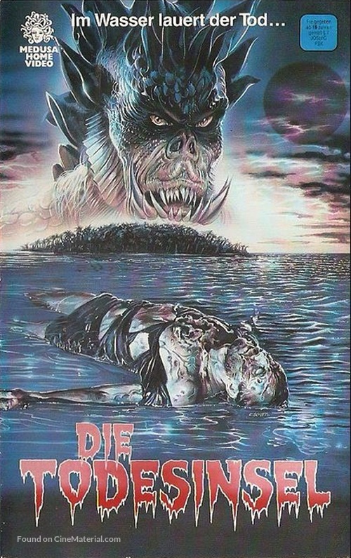 Demon of Paradise - German VHS movie cover
