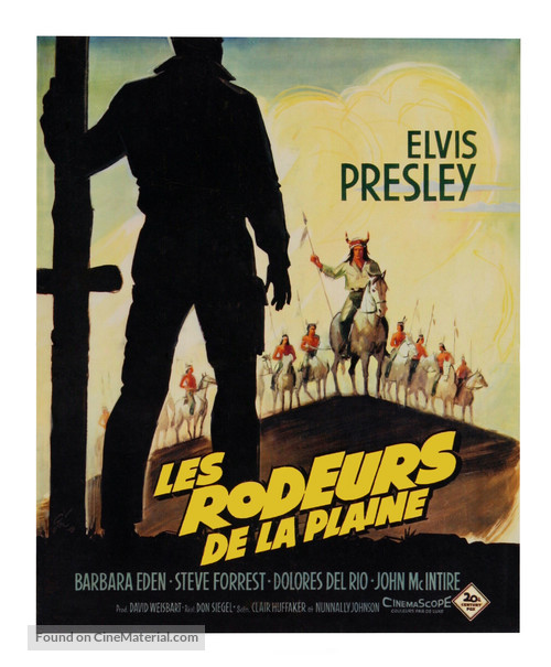 Flaming Star - French Movie Poster