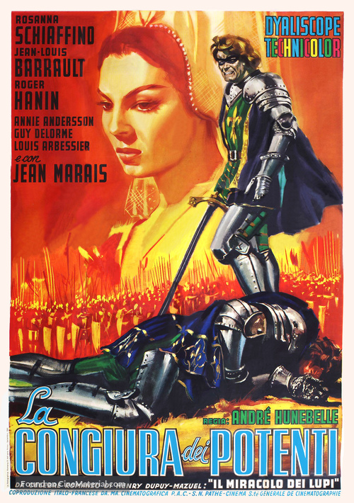 Le miracle des loups - Italian Movie Poster