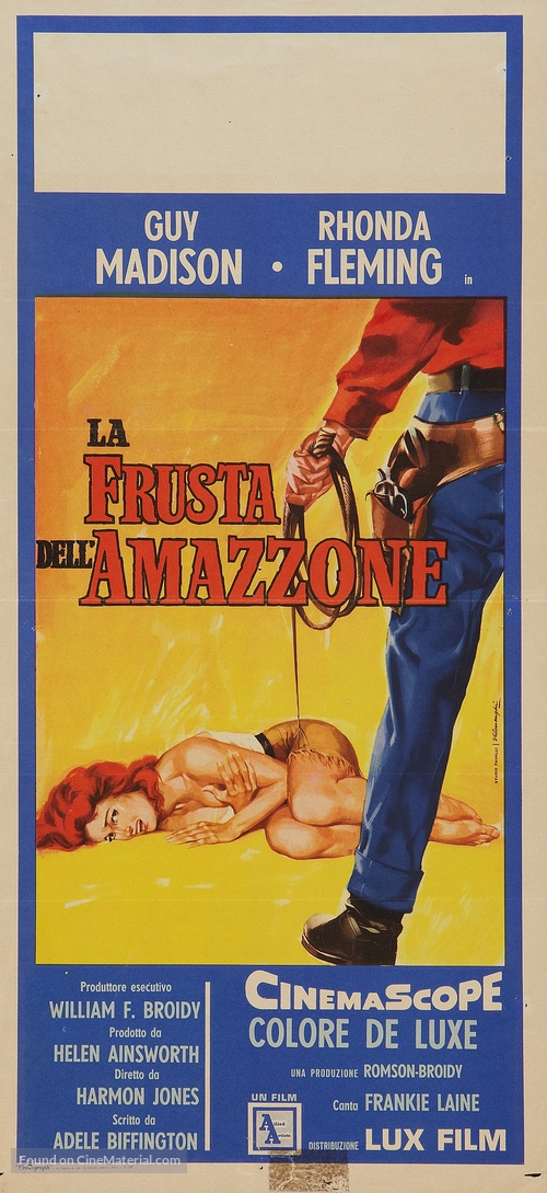 Bullwhip - Italian Movie Poster